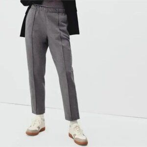 Everlane The Dream Pant Heathered Charcoal Sz L Elastic Waist EUC